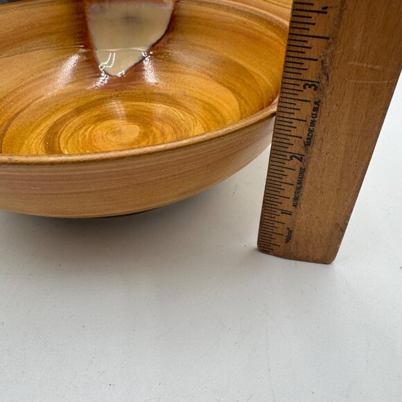 Vintage Sango Splash 4951 China Set of 4 Large Cereal / Pasta Bowls and a Servin - Picture 12 of 13